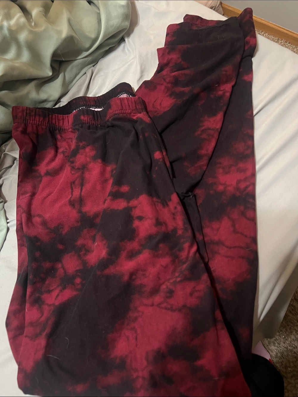Leggings depot red and black  Tie-Dye Lounge Pants